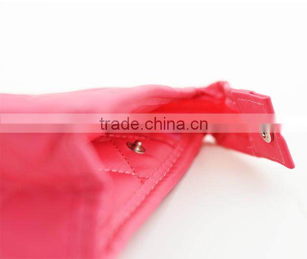 Prismatic tartan pattern fashionable cosmetic bag, high class for female