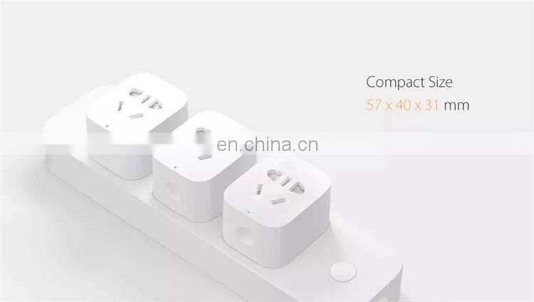 Original Xiaomi Mijia Smart WiFi Socket Plug Wireless Remote Socket Adapter Power On and Off Charger Plug