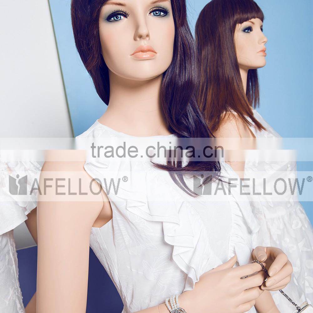 Full Body Dummy Fiberglass Woman Model Realistic Female Mannequin RITA