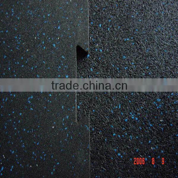 interlocking rubber gym flooring