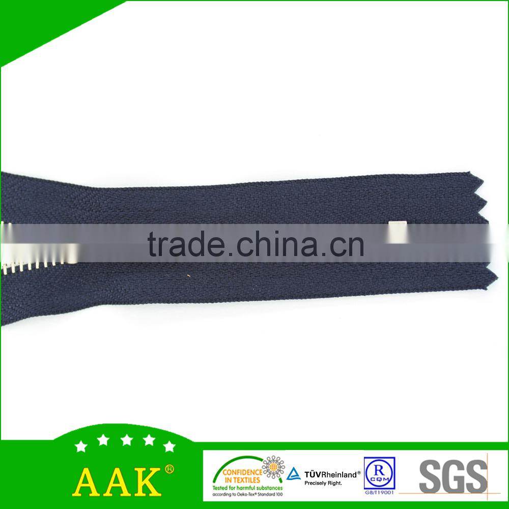 Zipper factory top selling 3# silver gold close end bag zipper