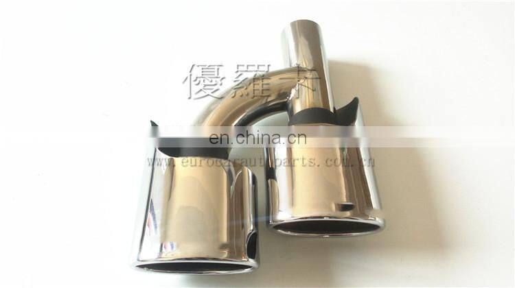 C CLASS W204 C63 stainless steel muffler metal coating round muffler exhaust pipe for C180 C200 C300 C63 muffler tip