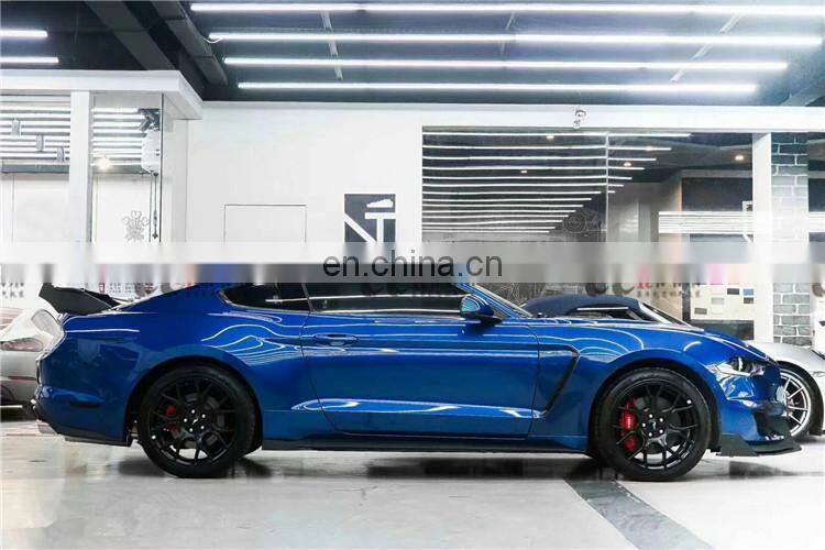 Hight quality tuning accessories body kit suitable for 2018 Ford Mustang in G.T350 style front bumper front lip fenders rear lip