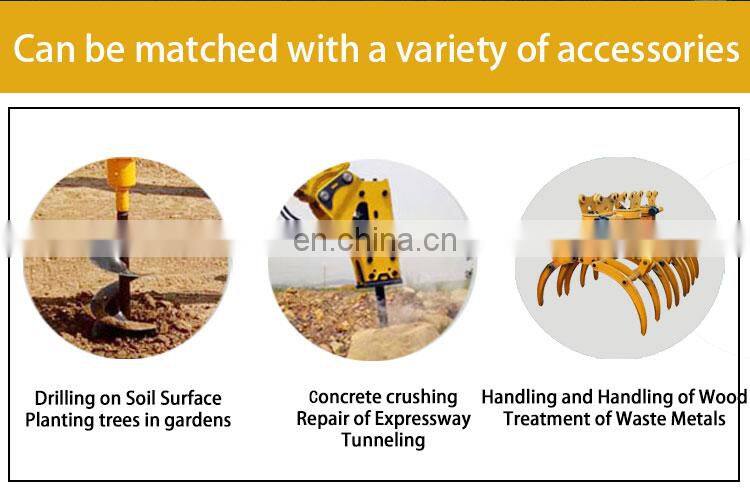 7.5 Ton Wheel Top Quality With Cab CHANGCHAI Engine Digger