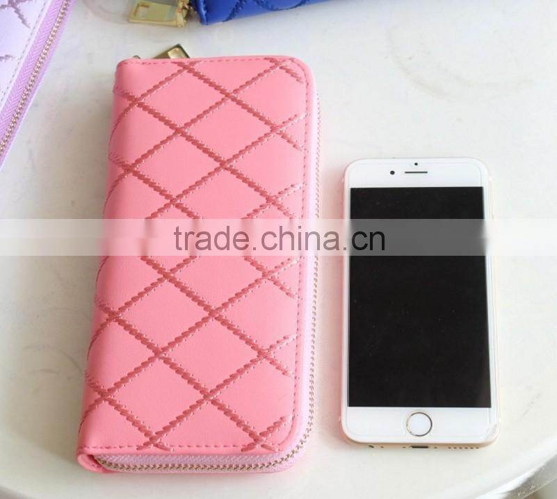 Flower PiNK and black multicolor Handbag Purse wallet Caretera para dama carteira Pu leather Multifunction