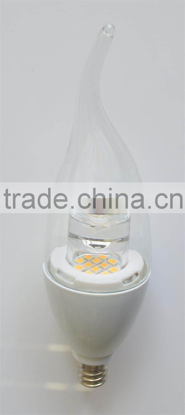120V 4.5W 300LM Dimmable Candle UL approved
