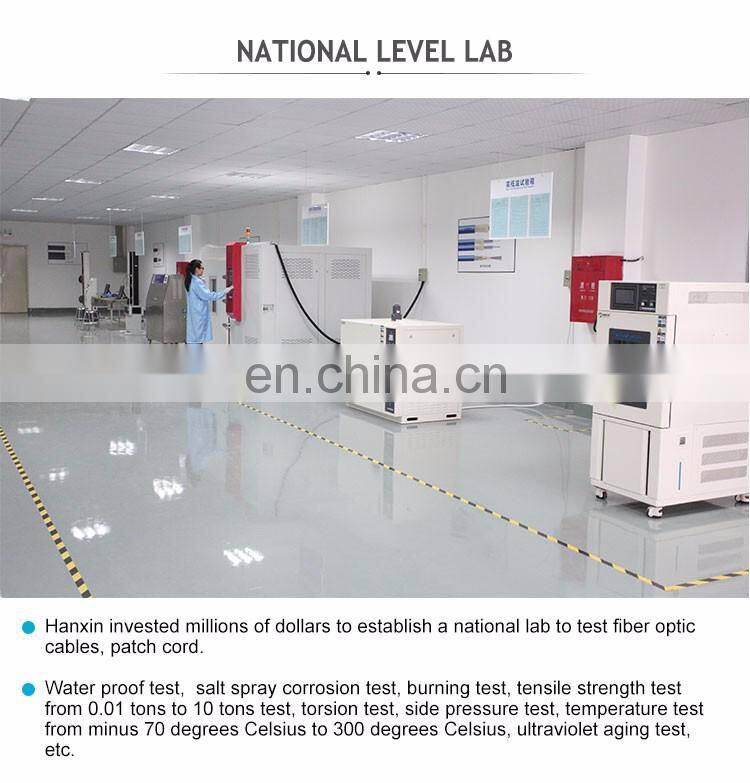 High quality Anti -rodent fire resist 2/4/6 core fiber optic cable