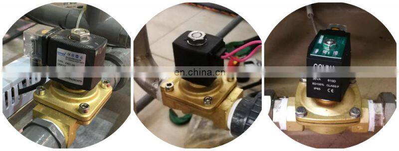 COVNA 2 Way 12 Volt 24 Volt Stainless Steel Brass Electric Water Air Valve