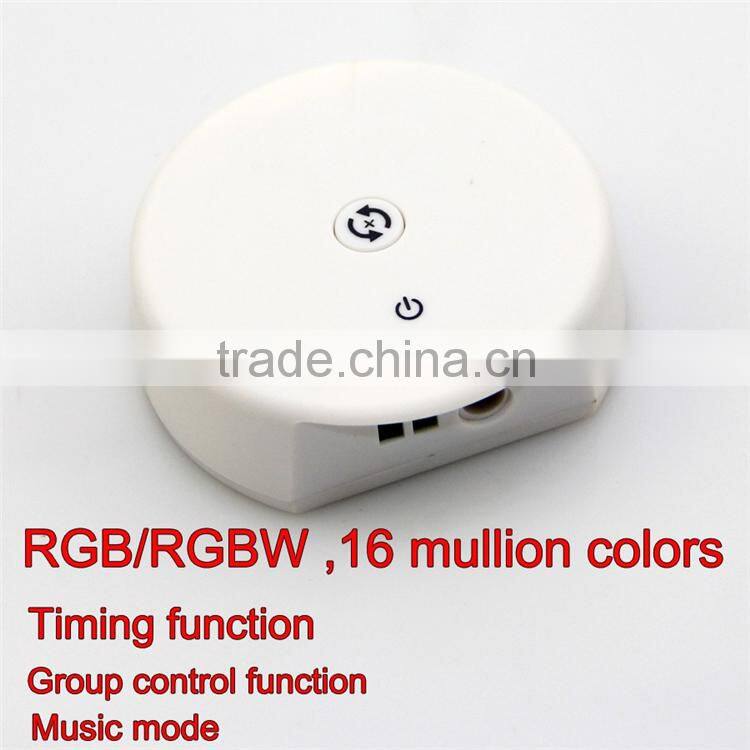 New Arrival Cheap 4CH RGBW LED Strip Light Bluetooth LED Controller with English, Francais, Espanol, Italiano Android & IOS APP