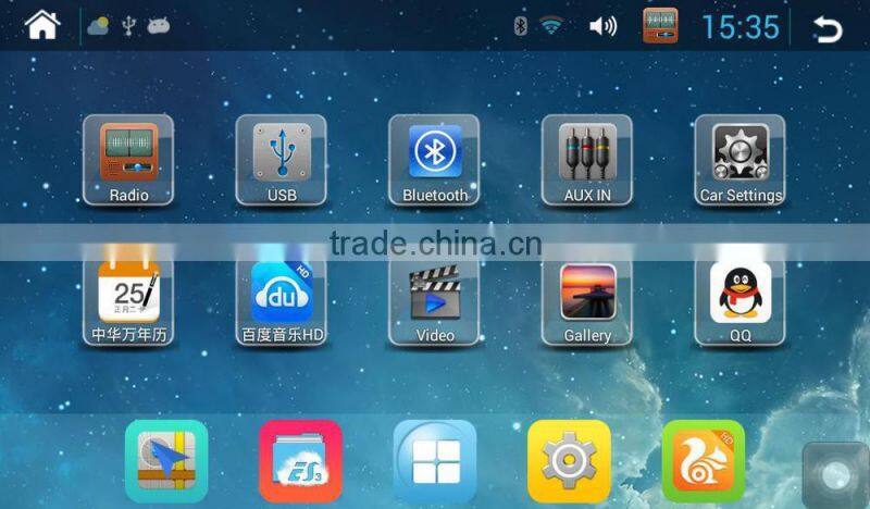 Quad-Core RK3188 A9 10.1" Pure Android Capacitive 1024x600 Car Radio Stereo for Android VW Santana GPS 3G WIFI CANBUS