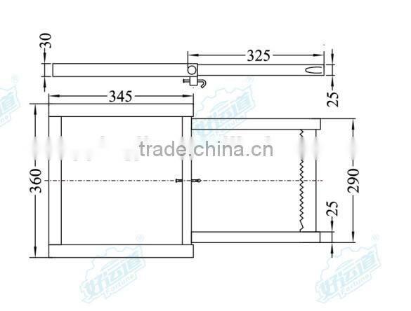 08605 One step Ladder slide out Lockable Folding Steps
