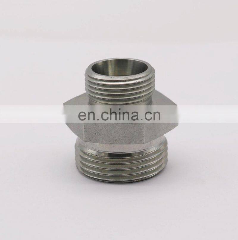 Haihuan Hydraulic Hose Straight Adapter Fittings Thread Type Copper Brass Material Fitting