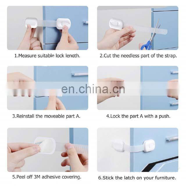 Amazon Hot Selling Baby Child Proof Baby Proofing Cabinet Locks