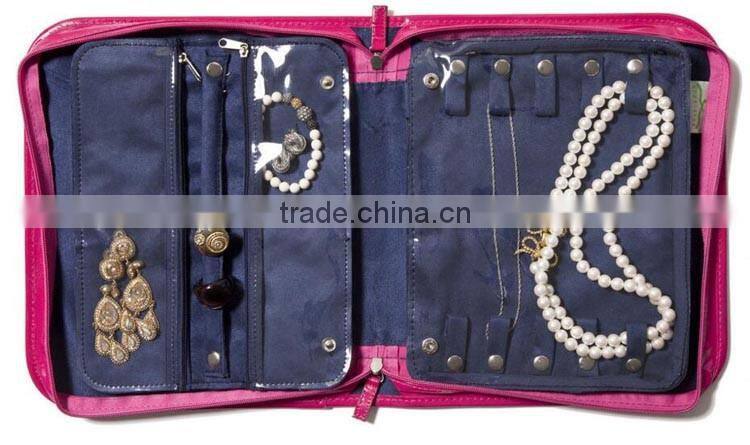 OEM Leather Jewelry Storage Bag Jewelry Pouch Travel Jewelry Organizer, Jewelry storage case