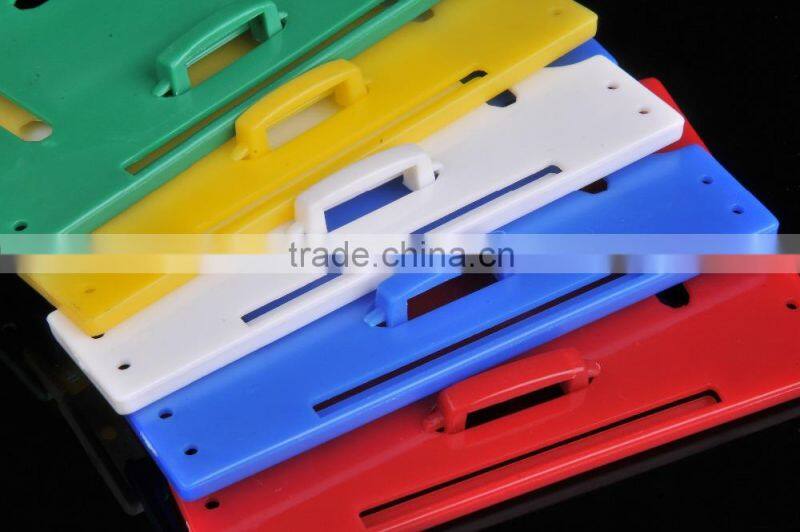 Colorful hard id card holder,plastic id badge holder name badge holder
