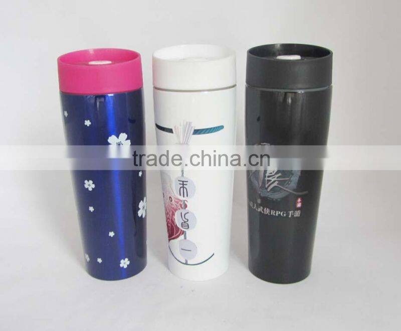 NEW DESIGN 350ml stainless steel vacuum flask keeps drinks hot and cold