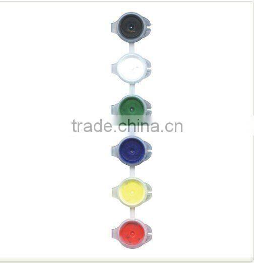 CERAMIC PAINT KIT EASTER RABBIT DIY 6 COLORS 2ML PER COLOR WITH CERAMIC RABBITS AND A BRUSH NON-TOXIC FOR KIDS