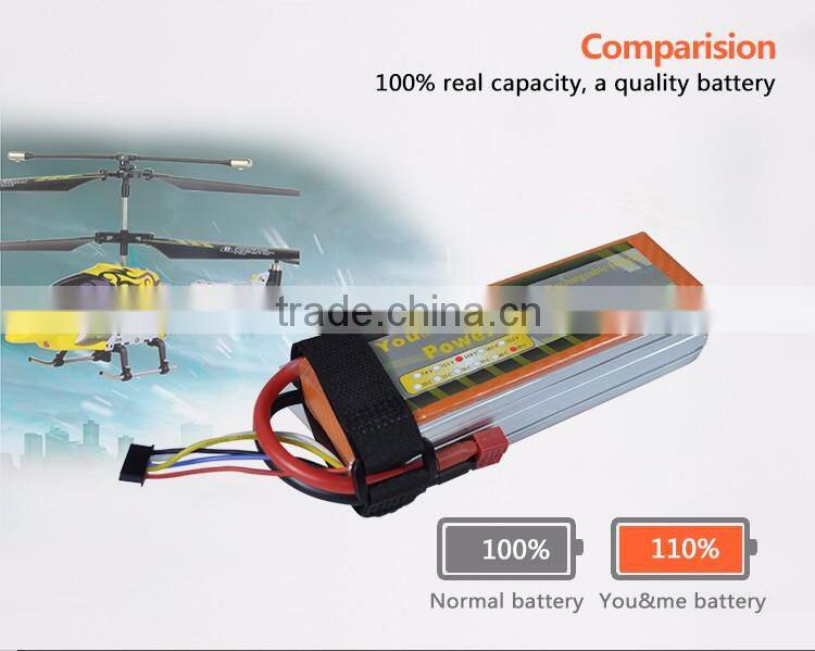 You&Me 14.8V 6000mah 4S 60C lipo battery for RC quadcopters &RC drone