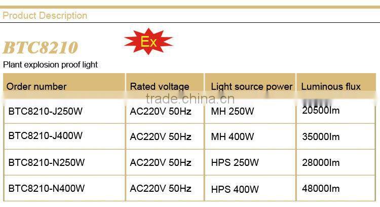BTC8210 plant explosion proof light