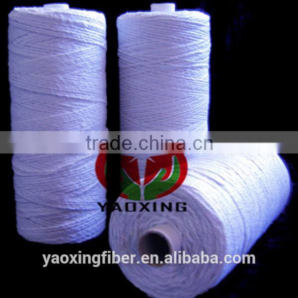 stainless steel reinforced ceramic fiber yarn 550C 550K ceramic fiber yarn high temperature ceramic fiber yarn