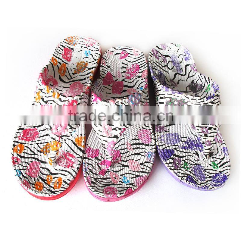 printting Women Fashion EVA flip flops