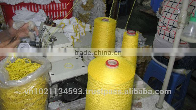 Knitted polycotton cotton industrial gloves working gloves garden gloves