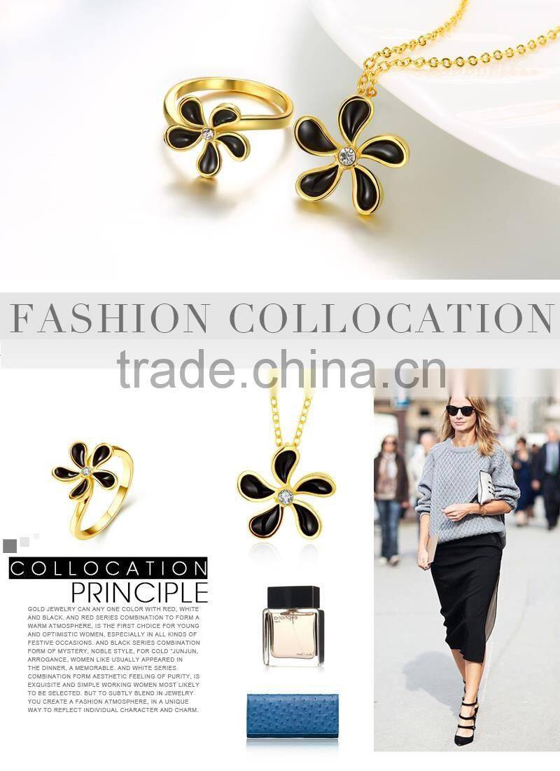 New style nice flower 18K Gold Plated jewelry fashion