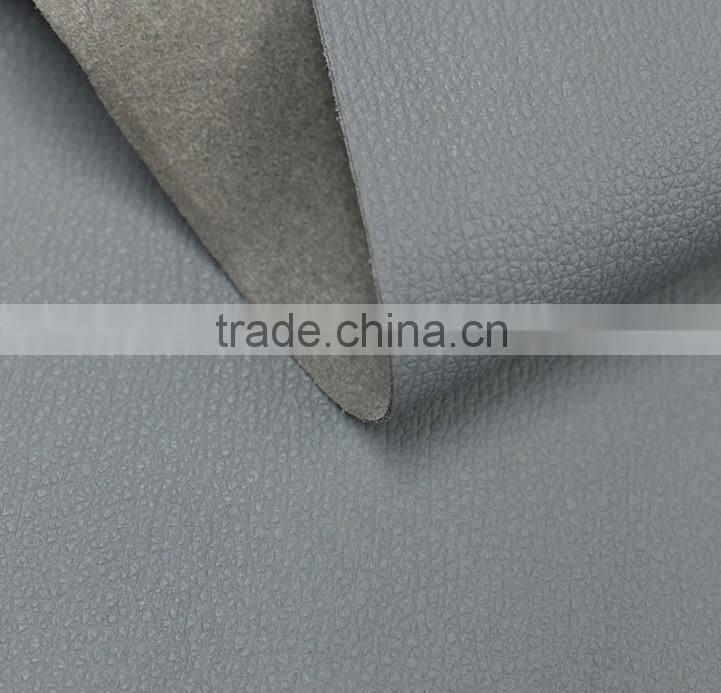 High quality with 2.0 mm thickness micro fiber pu leather for shoes