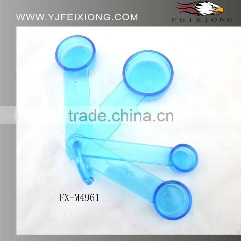 High quality !4pcs plastic measuring spoon set