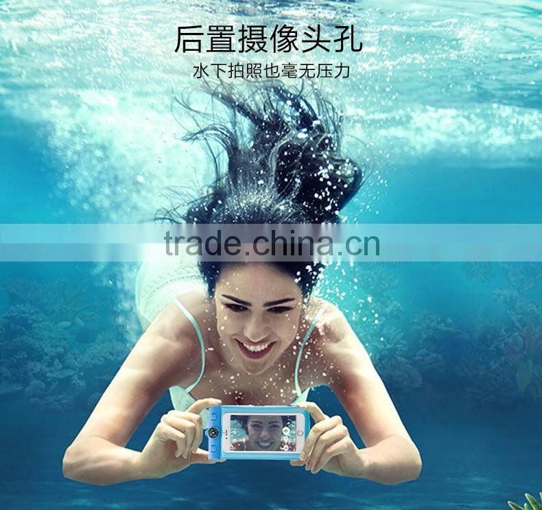 JOYROOM New High Quality PVC Mobile phone waterproof bag High density compass design 20m waterproof bag for mobile phone
