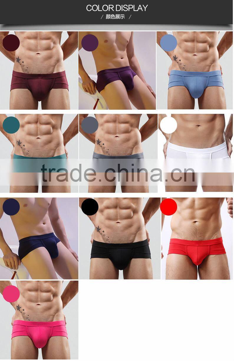 2015 OEM& ODM Boxer Underwear for men Natural Bamboo Fabric Underwear