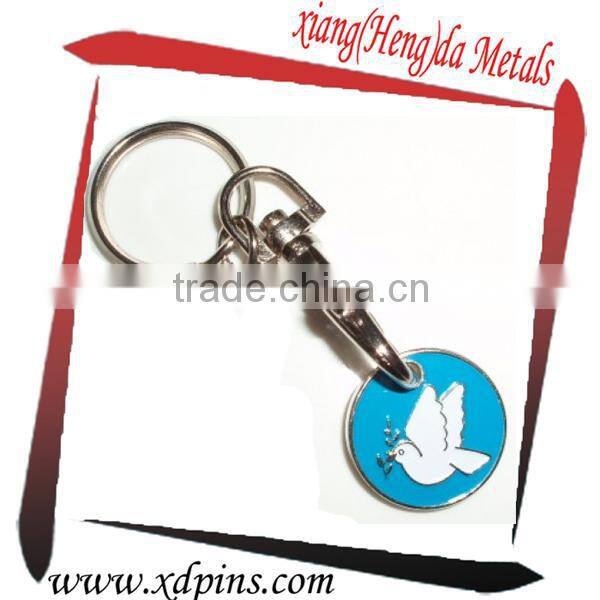 supermarket shopping trolley coin locks with car logo