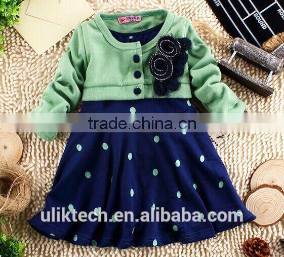 cheap production stocklot flower girl dresses for fall