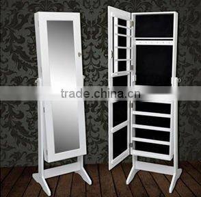 Standing jewelry display cabinet