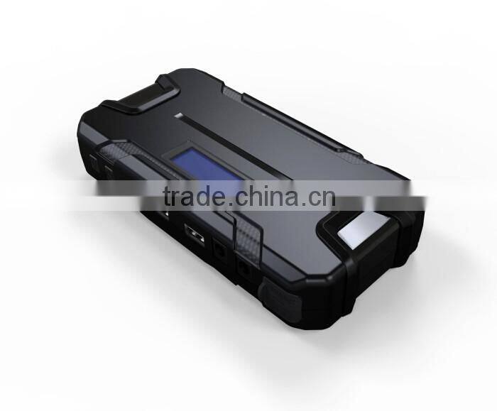 Carku 12000mAh Epower 64 jump starter with LCD display for 12V 4.0L gasoline car multi-function jump starter