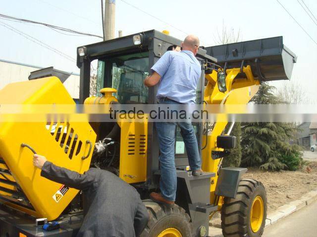 zl20 type 2ton wheel loader made in china ,construction machine,cummins4BT3.9-C100,wheel loader 6000kg without cab with canopy