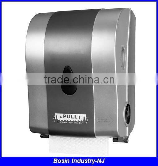 plastic jumbo roll auto cut tissue dispenser
