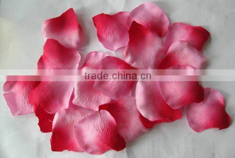 Gold silk rose petals, rose petals, wedding rose petals