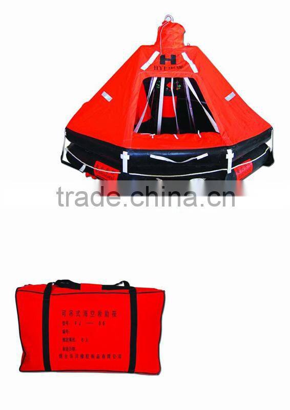 12 to 25 persons Davit-launched inflatable life raft