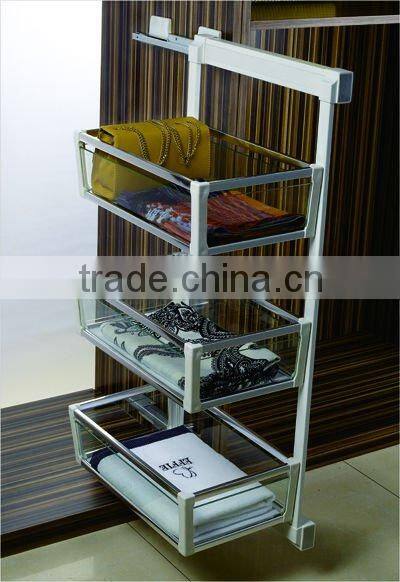 Soft-closing Lateral Glass-sides Baskets