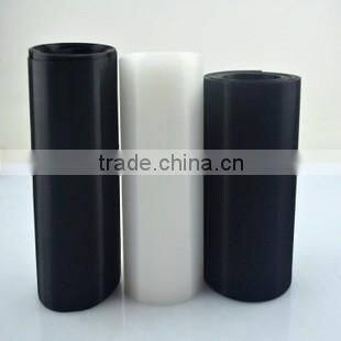 Transparent thin hook loop tape by injection moulding