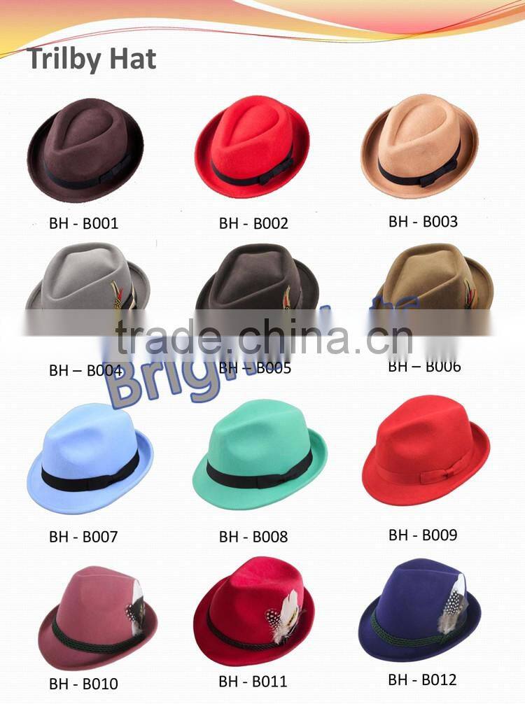 Wool Felt Bavarian Style Hat