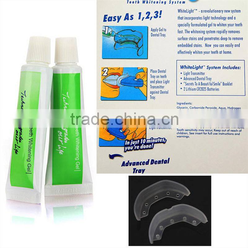 Hot Sale Home Use Teeth Whitening Kit with Teeth Whiten Light and Teeth Whiening Gel