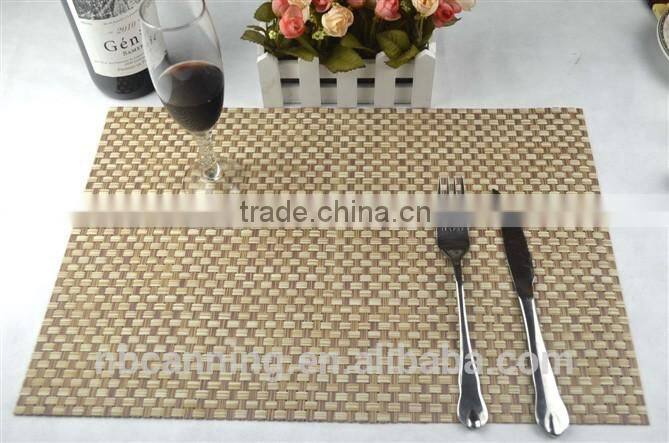 wholesale plastic placemats/cheap placemats/woven pvc placemats for restaurants