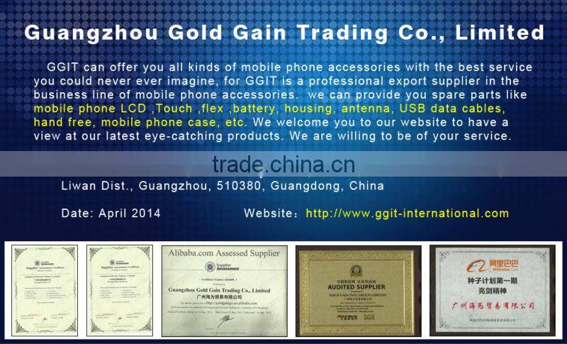 2014 High-end PU Leather+TPU Tray Flip Cover for Huawei G510