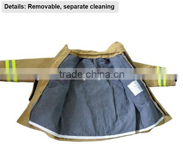 Shanghai YSE Factory Price EN469 Standard Used Fire Protective Firman uniform