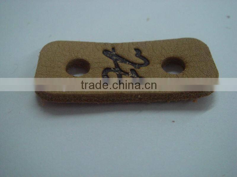 two holes leather stopper