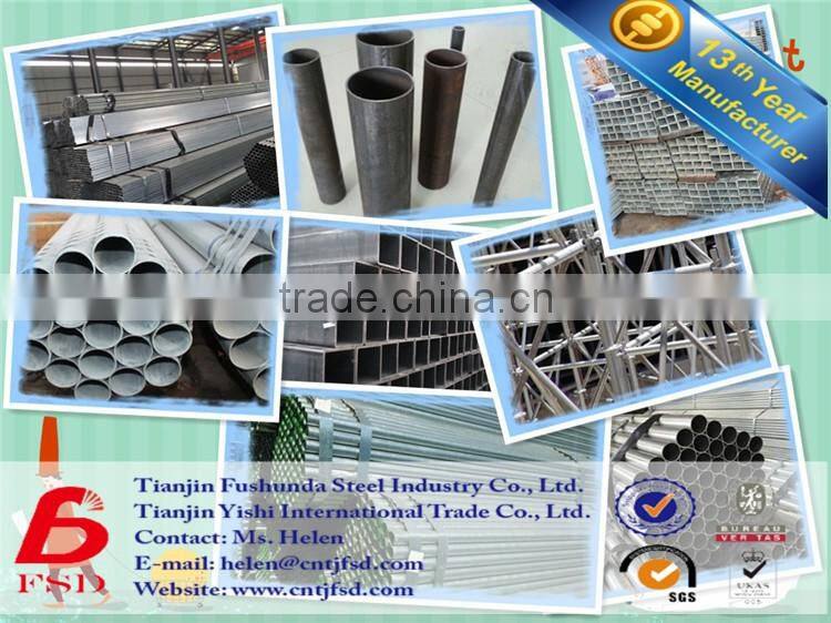 *Hot dipped Galvanized Steel Pipe ERW PIPE