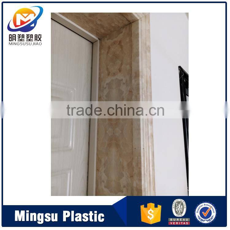 compact low price pvc white frame panels kitchen door panel