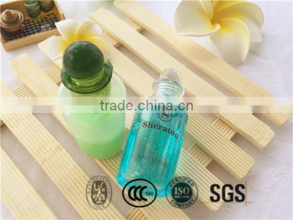 Wholesale hotel shampoo bottle with crystal ball cap 30ml-35ml